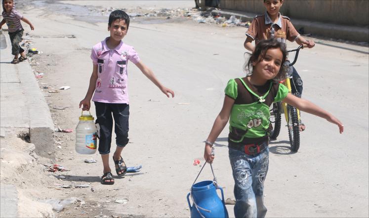 انقطاع المياه أزمة تخنق أهالي حلب